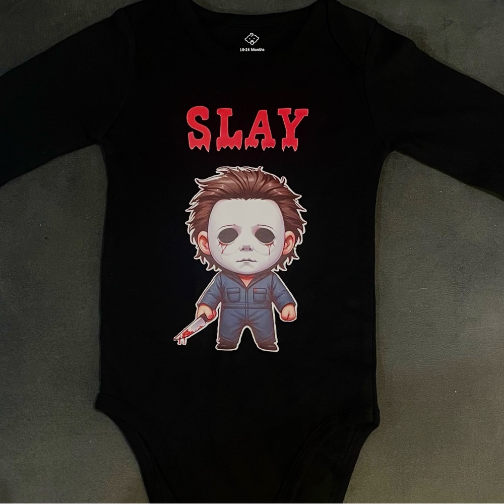 Michael Myers bodysuit or tee shirt